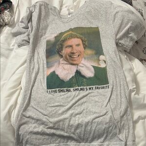 Gray Graphic T-Shirt Buddy the Elf